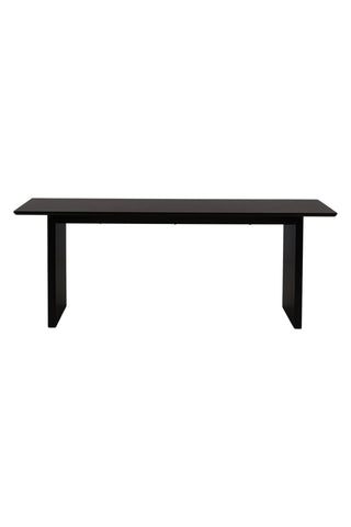 Venture Home Vail Matbord - Svart / Rökt Svart MDF