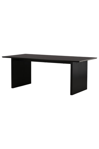 Venture Home Vail Matbord - Svart / Rökt Svart MDF