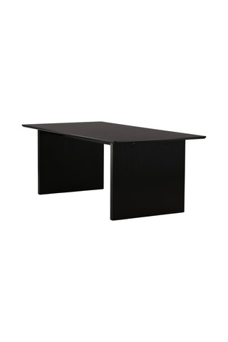 Venture Home Vail Matbord - Svart / Rökt Svart MDF