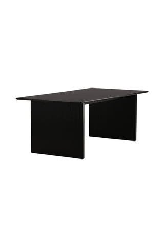 Venture Home Vail Matbord - Svart / Rökt Svart MDF