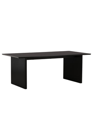 Venture Home Vail Matbord - Svart / Rökt Svart MDF