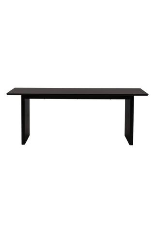 Venture Home Vail Matbord - Svart / Rökt Svart MDF