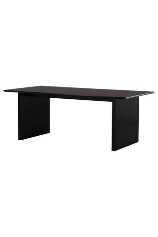 Venture Home Vail Matbord - Svart / Rökt Svart MDF