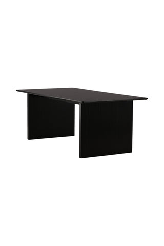 Venture Home Vail Matbord - Svart / Rökt Svart MDF