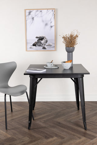 Venture Home Tempe Matbord - Svart / Svart MDF