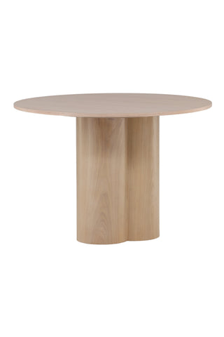 Venture Home Olivia Matbord - White Wash Faner