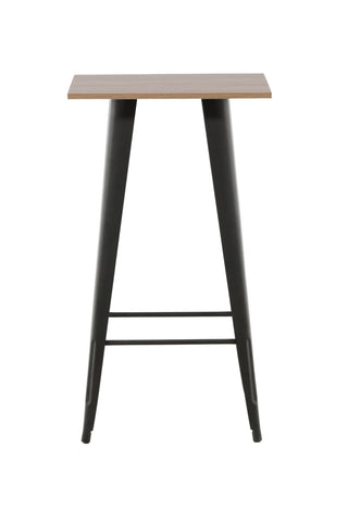Venture Home Tempe Barbord - Svart / Natur MDF