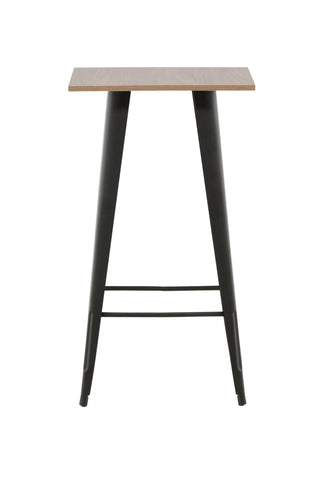 Venture Home Tempe Barbord - Svart / Natur MDF