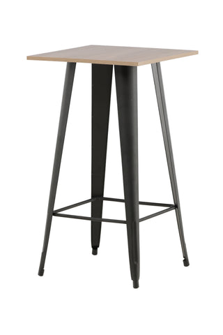 Venture Home Tempe Barbord - Svart / Natur MDF