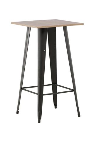 Venture Home Tempe Barbord - Svart / Natur MDF