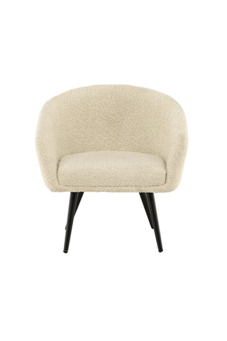 Venture Home Fluffy Barn Enkelsoffa - Svart / Vit Teddy