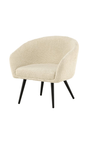 Venture Home Fluffy Barn Enkelsoffa - Svart / Vit Teddy