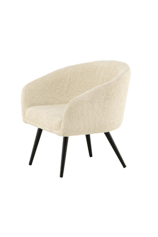 Venture Home Fluffy Barn Enkelsoffa - Svart / Vit Teddy