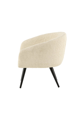 Venture Home Fluffy Barn Enkelsoffa - Svart / Vit Teddy
