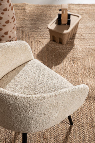 Venture Home Fluffy Barn Enkelsoffa - Svart / Vit Teddy