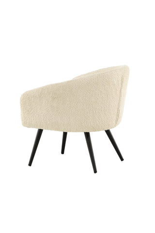 Venture Home Fluffy Barn Enkelsoffa - Svart / Vit Teddy