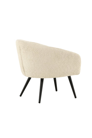 Venture Home Fluffy Barn Enkelsoffa - Svart / Vit Teddy