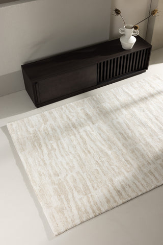 Venture Home Milos Mikropolyester - 395*295- -Rektangulär-Vit/Beige