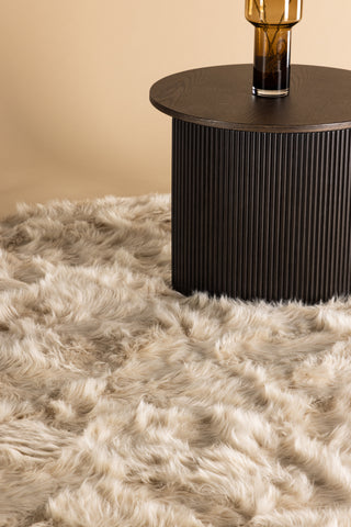 Venture Home Katy Polyester fuskpäls - 230*160- -Rektangulär-Beige