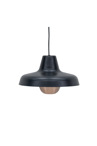 Venture Home Högbyn 30cm Pendellampa - Mattsvart / Metall, Kopparfinish