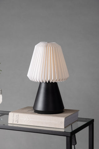 Venture Home Fjällen 20cm Bordslampa - Svart / Vit