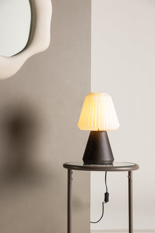 Venture Home Fjällen 20cm Bordslampa - Ekfolie / Vit