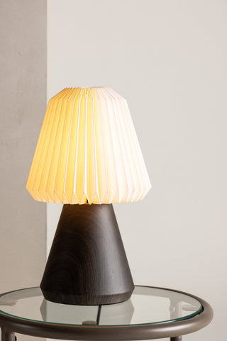 Venture Home Fjällen 20cm Bordslampa - Ekfolie / Vit