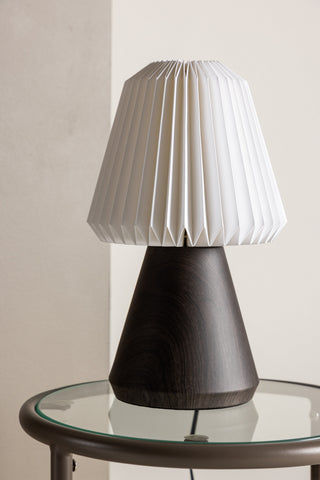 Venture Home Fjällen 20cm Bordslampa - Ekfolie / Vit