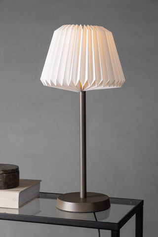 Venture Home Tandådalen 25cm Bordslampa - Mocca / Vit