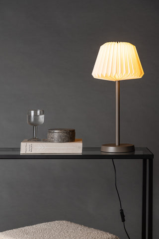 Venture Home Tandådalen 25cm Bordslampa - Mocca / Vit