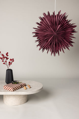 Venture Home Sälen 80cm Pendellampa - Mörkröd / Mörkröd