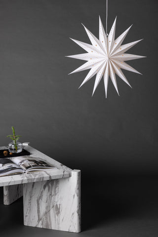 Venture Home Lindvallen 60cm Pendellampa - Vit / Vit