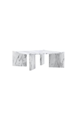 Venture Home Rogaland Soffbord - White Marblelook / MDF