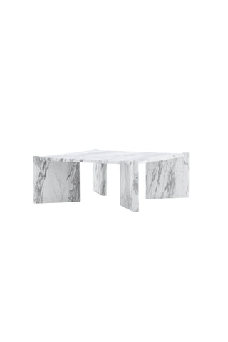 Venture Home Rogaland Soffbord - White Marblelook / MDF