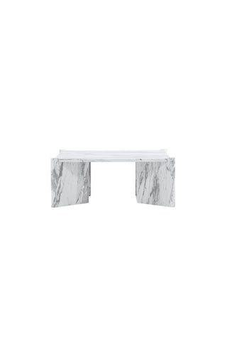 Venture Home Rogaland Soffbord - White Marblelook / MDF