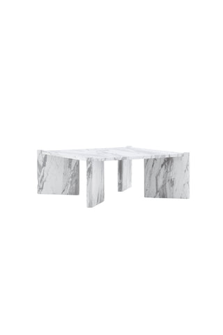 Venture Home Rogaland Soffbord - White Marblelook / MDF