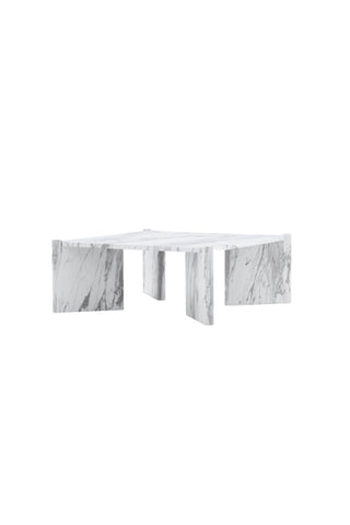 Venture Home Rogaland Soffbord - White Marblelook / MDF