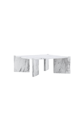 Venture Home Rogaland Soffbord - White Marblelook / MDF
