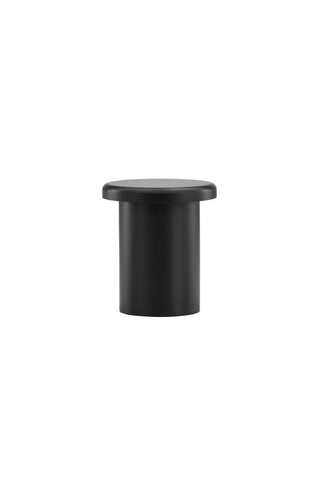 Venture Home Namsos Sidobord φ40 - Svart / Svart MDF PU lackmålning