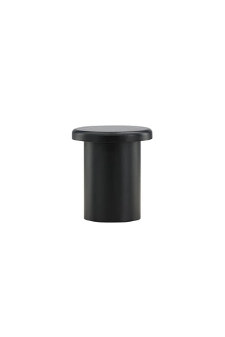 Venture Home Namsos Sidobord φ40 - Svart / Svart MDF PU lackmålning