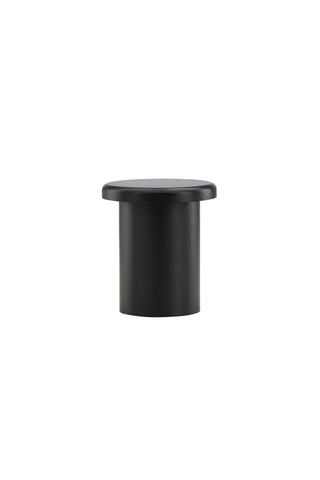 Venture Home Namsos Sidobord φ40 - Svart / Svart MDF PU lackmålning