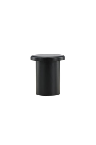 Venture Home Namsos Sidobord φ40 - Svart / Svart MDF PU lackmålning