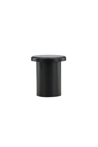 Venture Home Namsos Sidobord φ40 - Svart / Svart MDF PU lackmålning