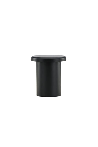 Venture Home Namsos Sidobord φ40 - Svart / Svart MDF PU lackmålning