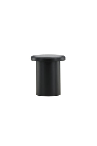 Venture Home Namsos Sidobord φ40 - Svart / Svart MDF PU lackmålning