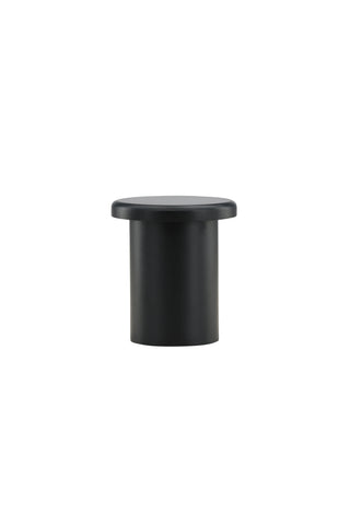 Venture Home Namsos Sidobord φ40 - Svart / Svart MDF PU lackmålning