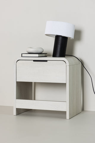 Venture Home Lyngdal Sidobord - Whitewash / MDF