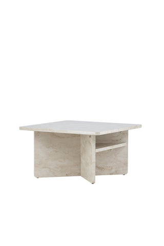Venture Home Ålesund Soffbord 75*75 - Marmorlook /