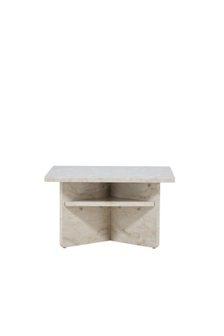 Venture Home Ålesund Soffbord 75*75 - Marmorlook /