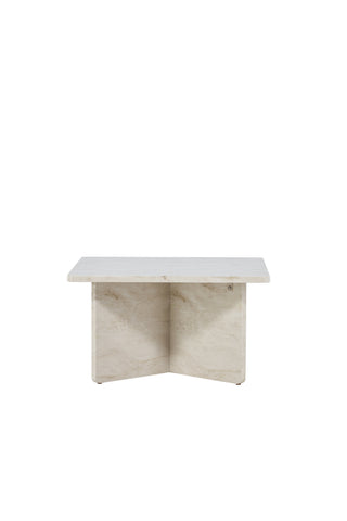 Venture Home Ålesund Soffbord 75*75 - Marmorlook /